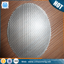 Monel perforated metal mesh filter disc and pack